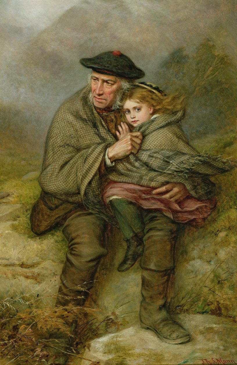A Cauld Blast, 1876 alkotó: Joshua Hargrave Sams Mann