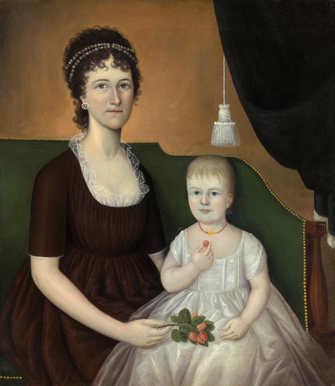 Elizabeth Grant Bankson Beatty (Mrs. James Beatty) és lánya, Susan alkotó: Joshua Johnson