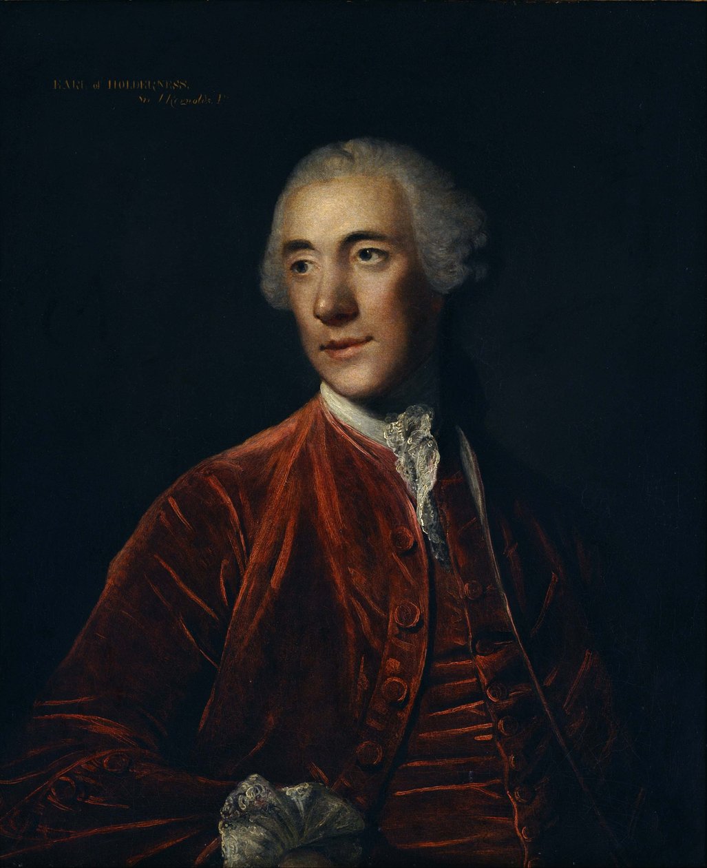 Robert Darcy, Holderness 4. grófjának portréja. alkotó: Joshua Reynolds