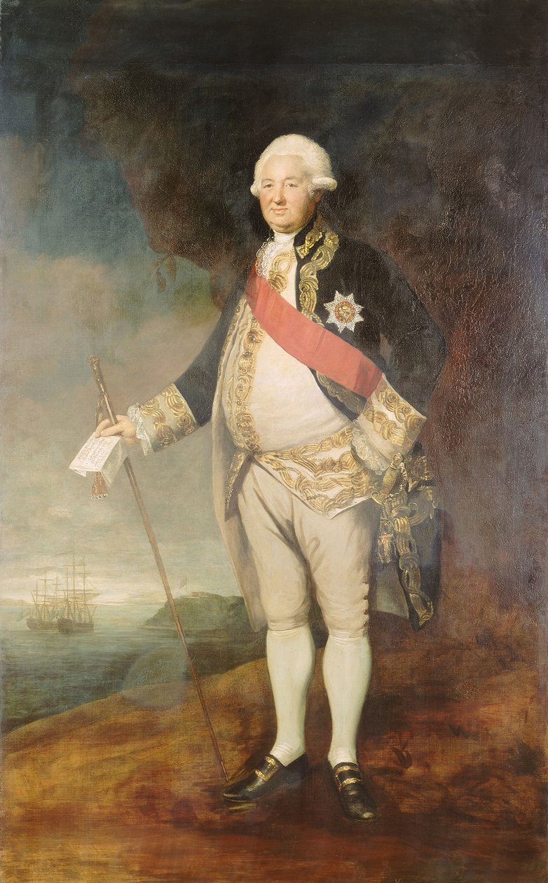 Sir Edward Hughes admirális (1720-1794 körül) alkotó: Joshua Reynolds