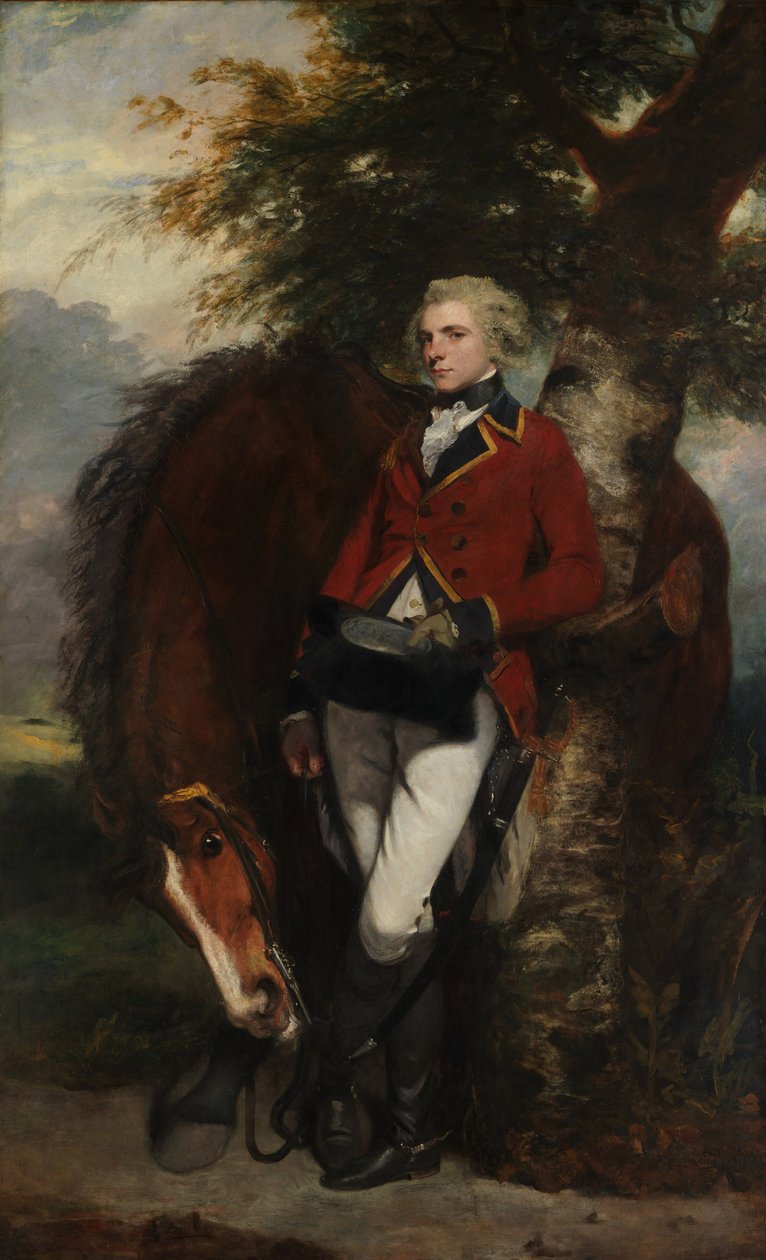 George K.H. Coussmaker kapitány, 1782 alkotó: Joshua Reynolds