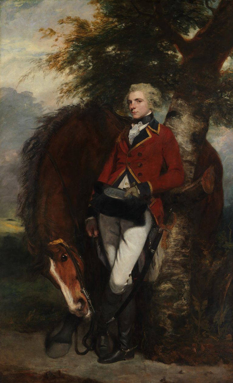 George K. H. Coussmaker kapitány 1759-1801, 1782. alkotó: Joshua Reynolds