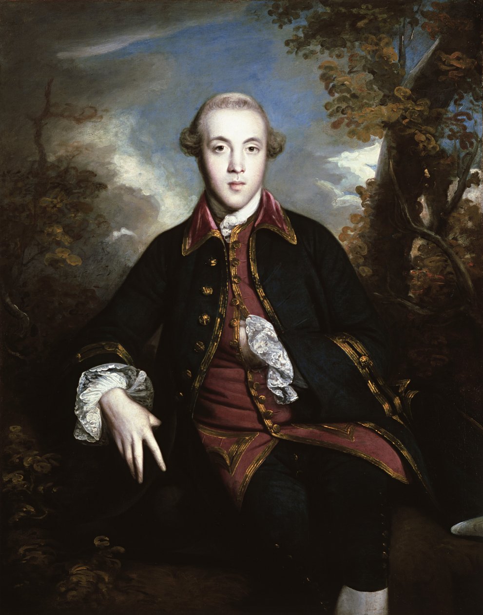 Charles Brandling (olaj, vászon) alkotó: Joshua Reynolds
