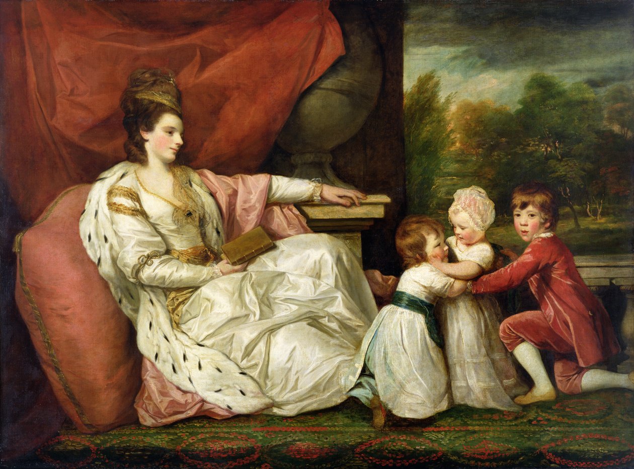 Charlotte Grenvill (Lady Williams-Wynn) és gyermekei, 1788 körül (olaj, vászon) alkotó: Joshua Reynolds