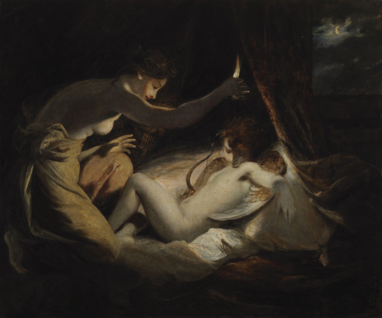 Ámor és psziché, 1789 körül alkotó: Joshua Reynolds