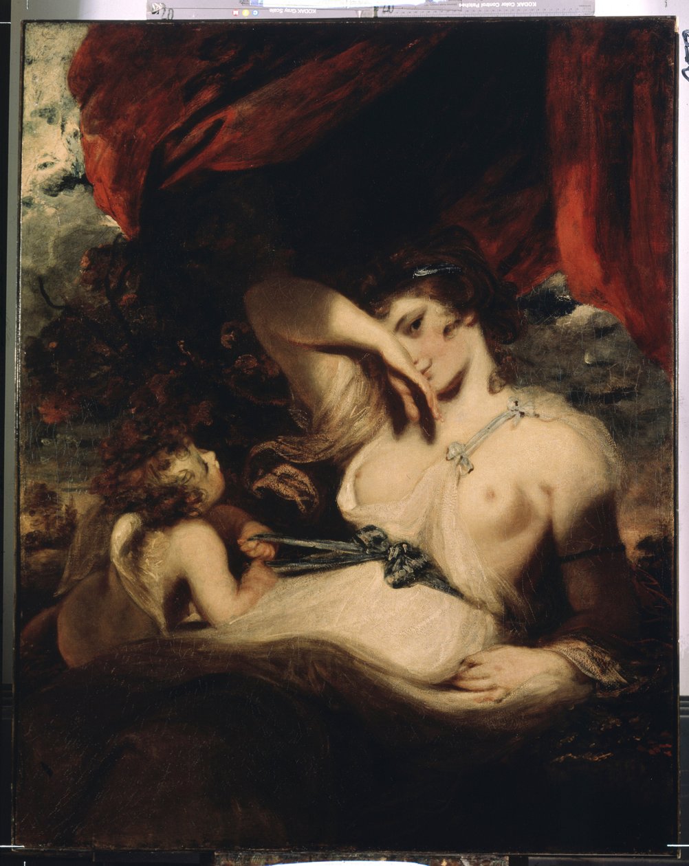 Ámor feloldja a Vénusz szalagját (Cupid Untying the Zone of Venus). Sir Joshua Reynolds (1732-1792) festménye alkotó: Joshua Reynolds