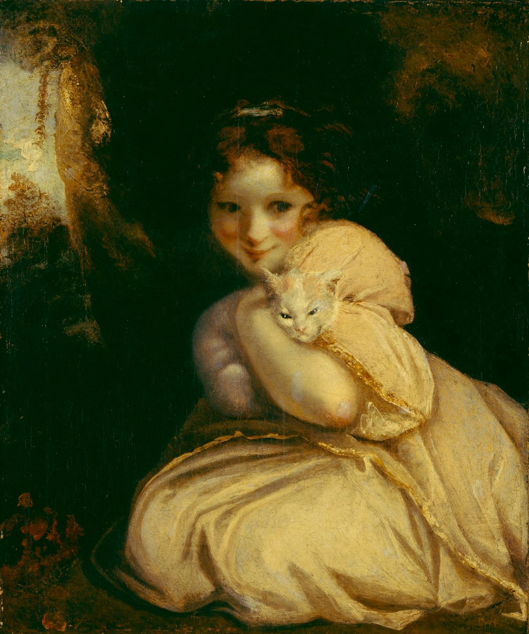 Felina egy cicával alkotó: Joshua Reynolds