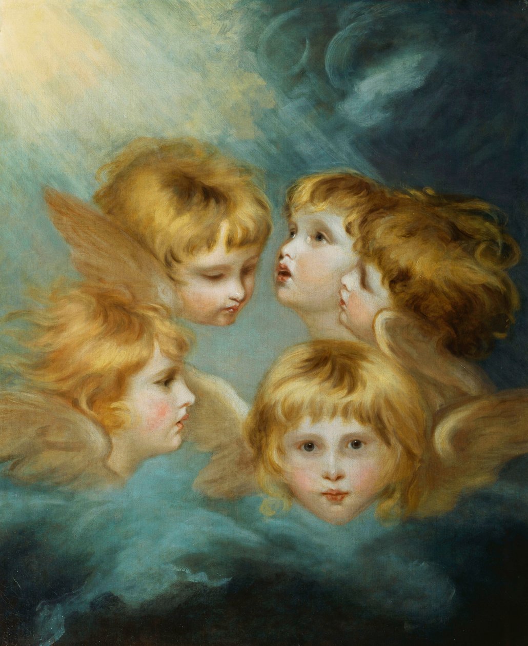 Angyalfejek – Francis Isabel Ker Gorden kisasszony portréja, alkotó: Joshua Reynolds