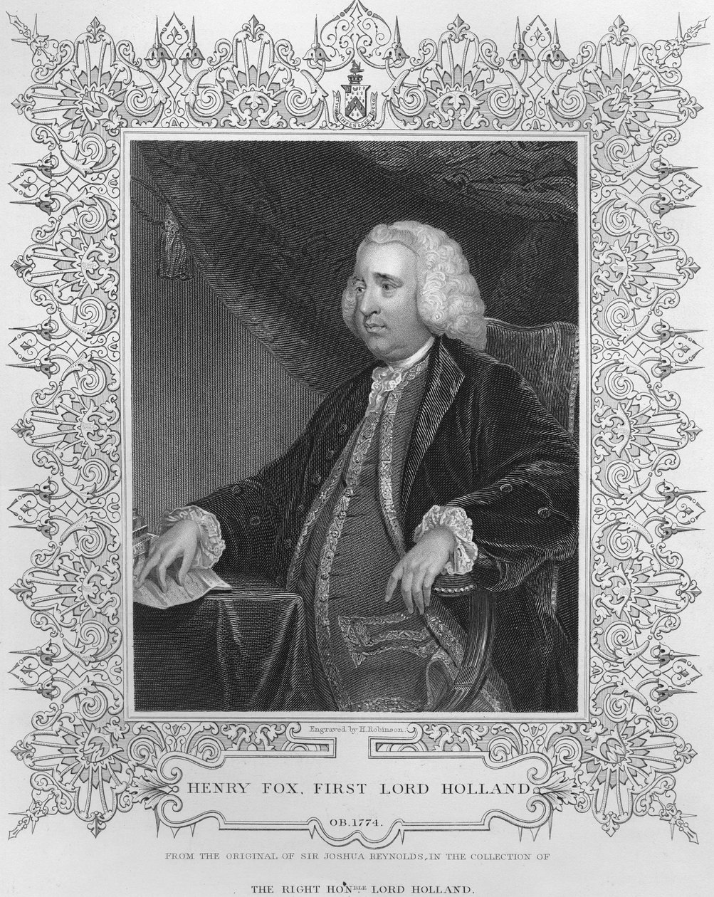Henry Fox, Holland 1. báró alkotó: Joshua Reynolds