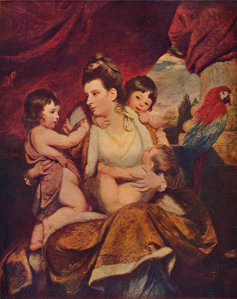 Lady Cockburn és három legidősebb fia, 1773, 1907 alkotó: Joshua Reynolds