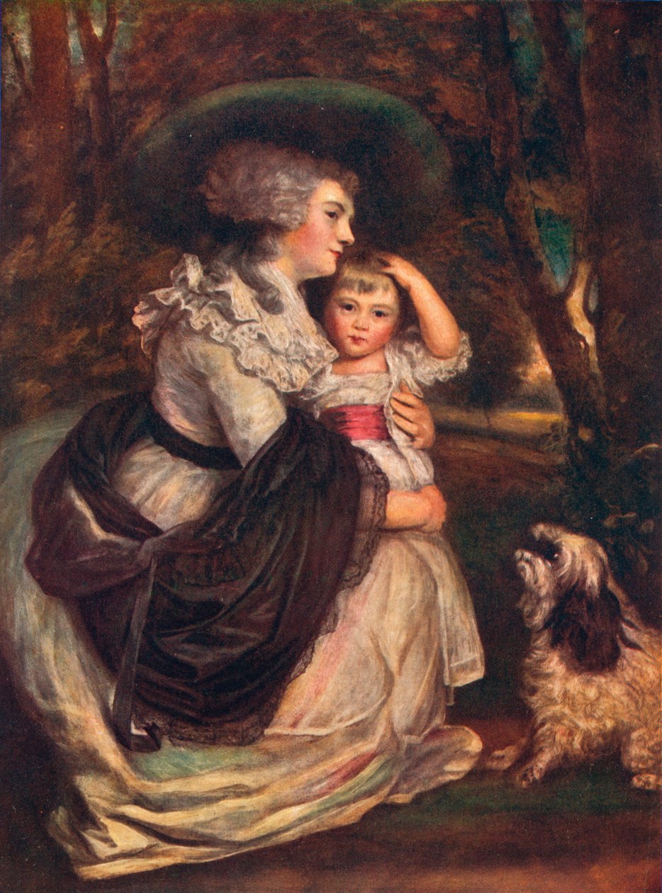 Lavinia, Spencer grófnő 1762-1831 és John Charles Spencer, Althorp vikomt 17821845, 1906 alkotó: Joshua Reynolds