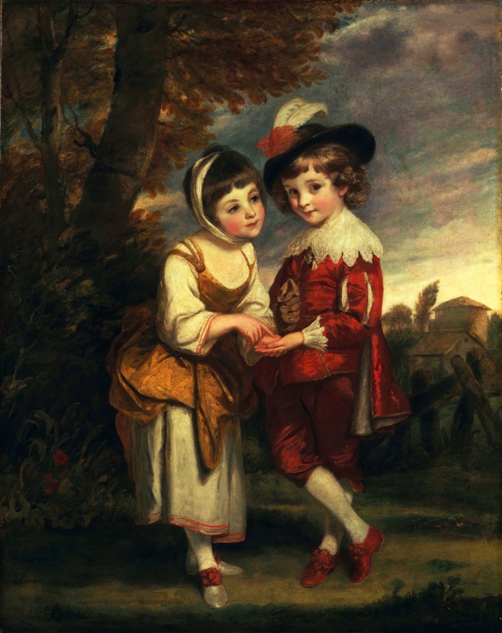 Lord Henry Spencer és Lady Charlotte Spencer, később Charlotte Nares: A fiatal jövendőmondók alkotó: Joshua Reynolds