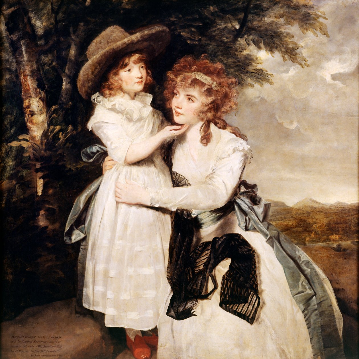 Miss Cocks és unokahúga alkotó: Joshua Reynolds