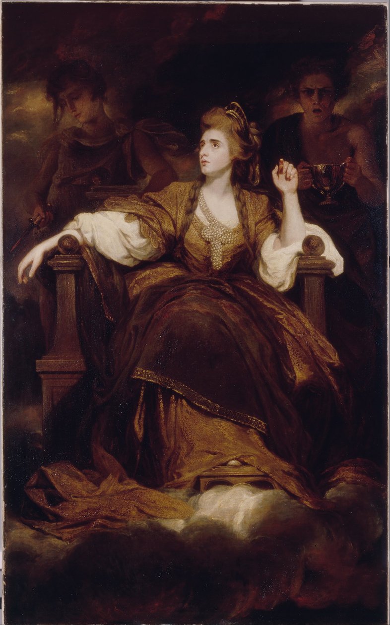 Siddonsné tragikus múzsaként alkotó: Joshua Reynolds