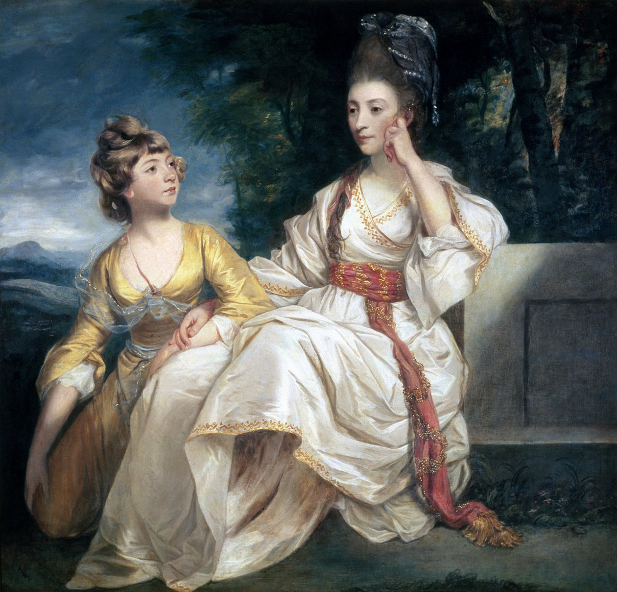 Mrs. Thrale és lánya, Hester (Queeney) 1777-78 alkotó: Joshua Reynolds