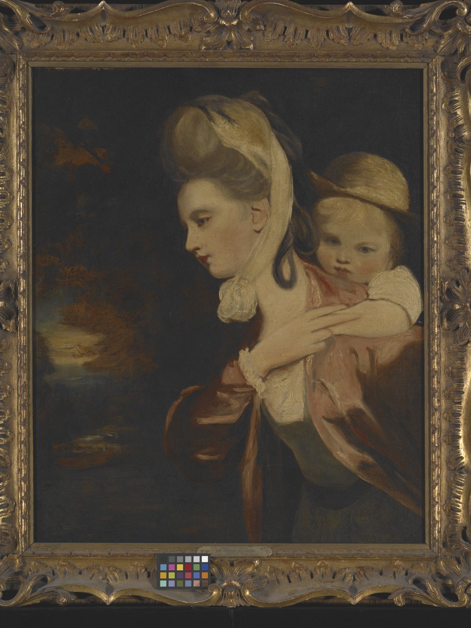 Pick-A-Back (Mrs. Payne Gallaway And Child) (másolata) (olaj, vászon) alkotó: Joshua Reynolds