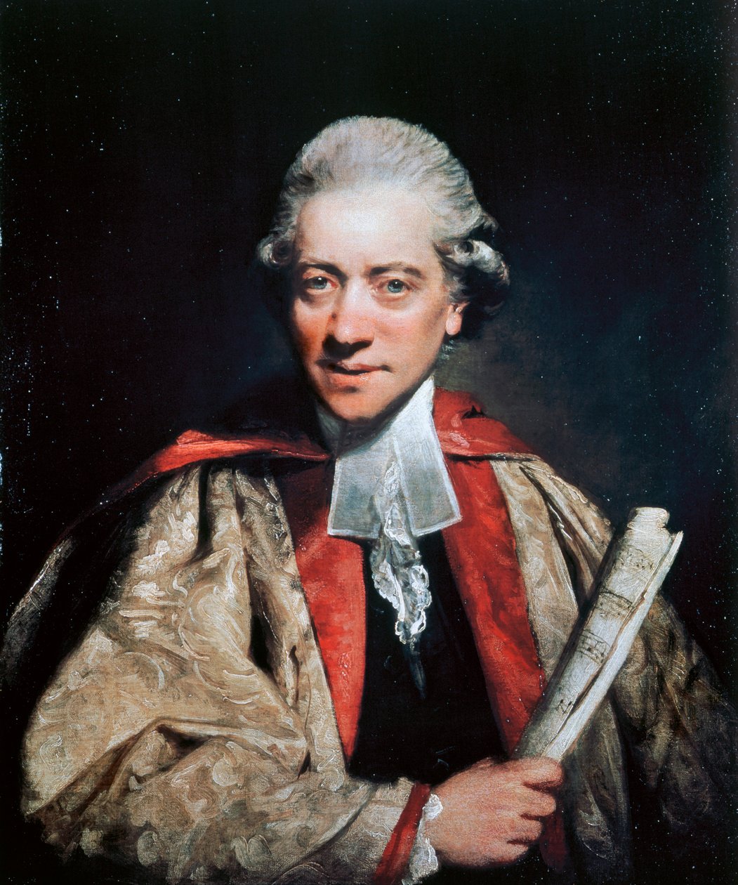Charles Burney (1726-1814) zeneszerző, orgonista és zenetörténész portréja alkotó: Joshua Reynolds