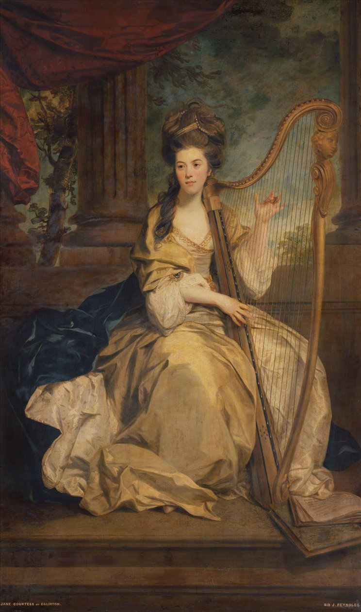 Jane Lindsay, Eglinton grófnő portréja alkotó: Joshua Reynolds