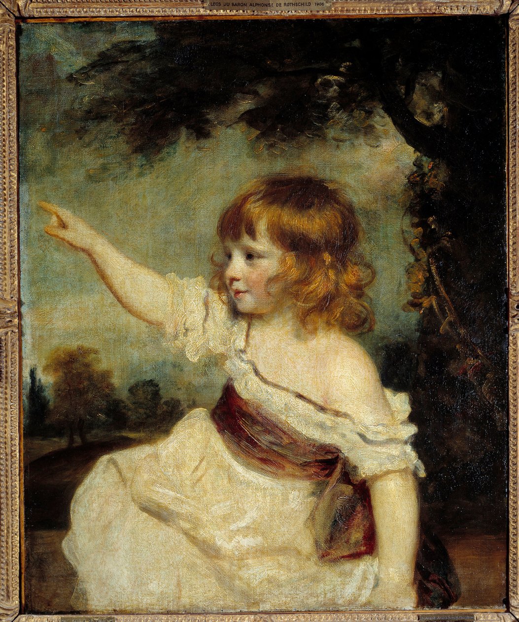 Hare mester (? -1842) portréja, Francis Hare Naylor író lánya (1753-1815) Joshua reynolds (1723-1792) festménye 18. század V. 0,77x0,63 m alkotó: Joshua Reynolds