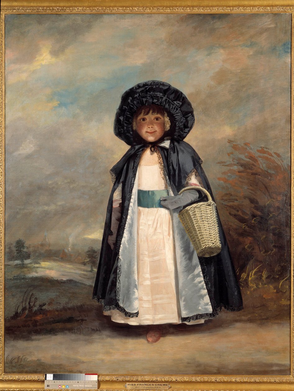 Miss Frances Crewe portréja Frances Anne (Greville), Lady Crewe (meghalt 1818) és John Crewe feleségének portréja. Joshua Reynolds festménye (1723-1792) alkotó: Joshua Reynolds