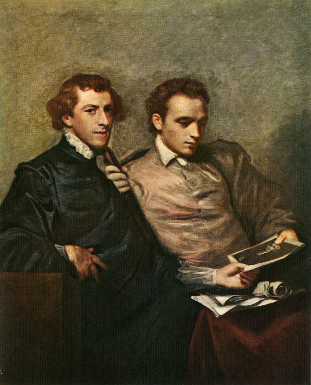 Két úriember portréja, c1778, c1912 alkotó: Joshua Reynolds