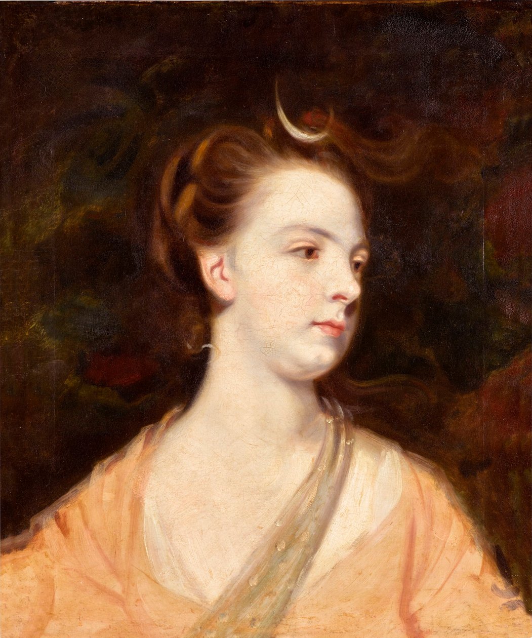 Egy hölgy portréja Dianaként, valószínűleg Elizabeth Montagu, Manchester hercegnője (1741-1832) alkotó: Joshua Reynolds