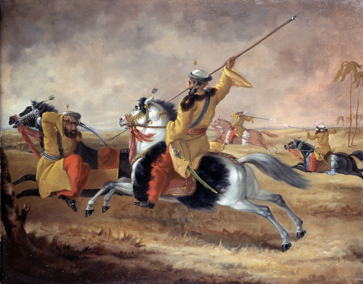 Skinners Horse at Exercise, 1840 körül alkotó: Joshua Reynolds