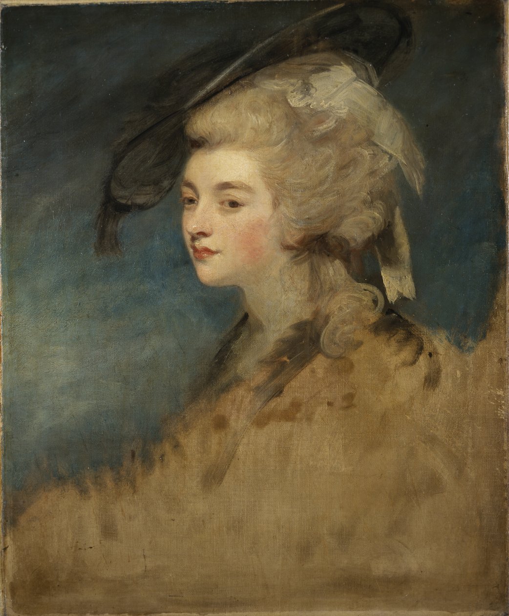 Georgiana Spencer tanulmánya (olaj, vászon) alkotó: Joshua Reynolds