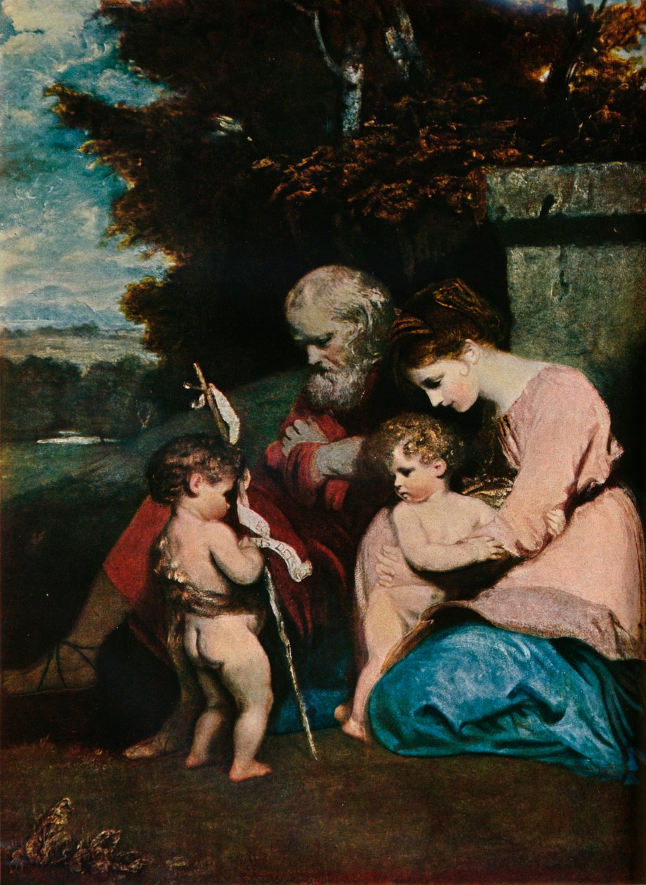A Szent Család Szent János csecsemővel, 1788-9 alkotó: Joshua Reynolds