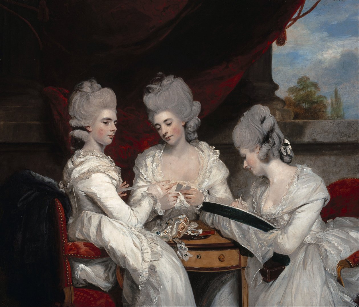 A Waldegrave-hölgyek alkotó: Joshua Reynolds