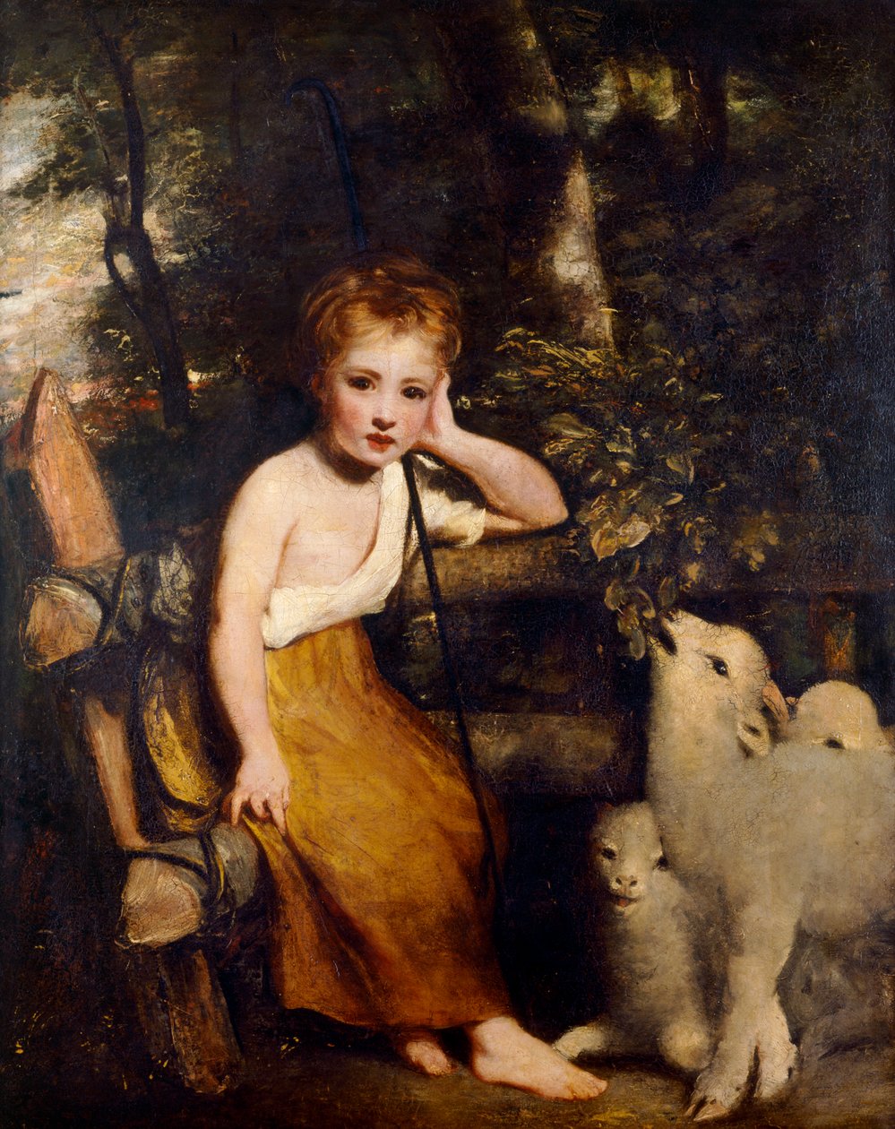 A fiatal pásztorlány (olaj, vászon) alkotó: Joshua Reynolds