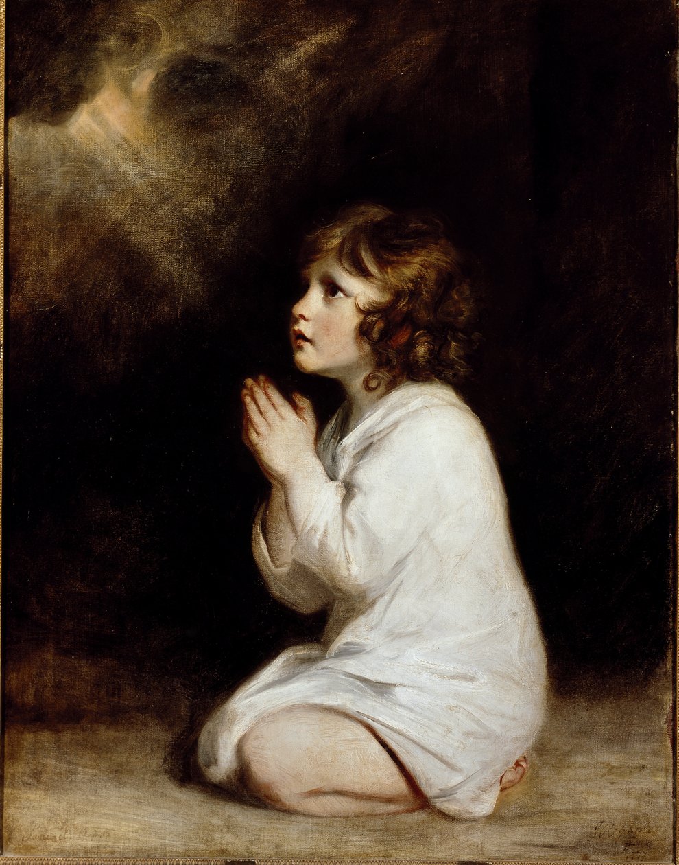A csecsemő Sámuel, imában (olaj, vászon alkotó: Joshua Reynolds