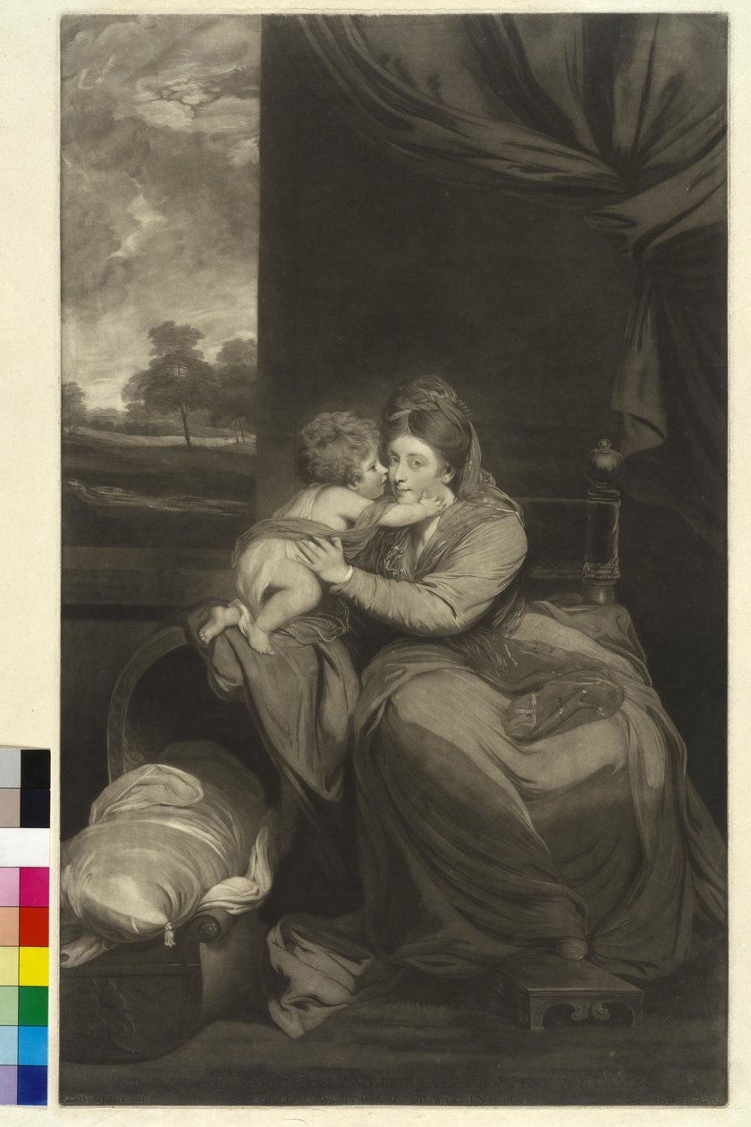 Viscountess Melbourne Elizabeth Lamb alkotó: Joshua Reynolds