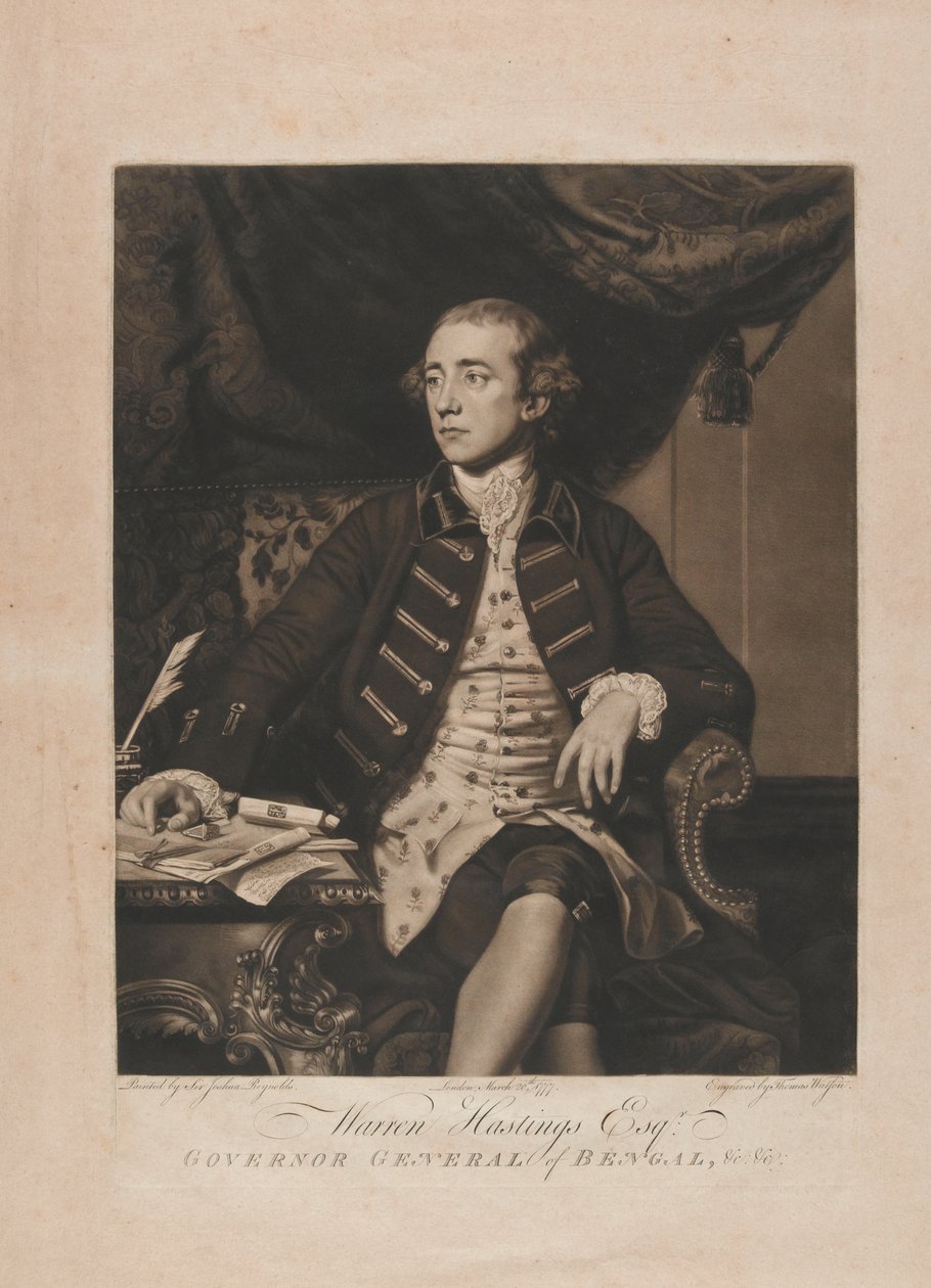 Warren Hastings alkotó: Joshua Reynolds
