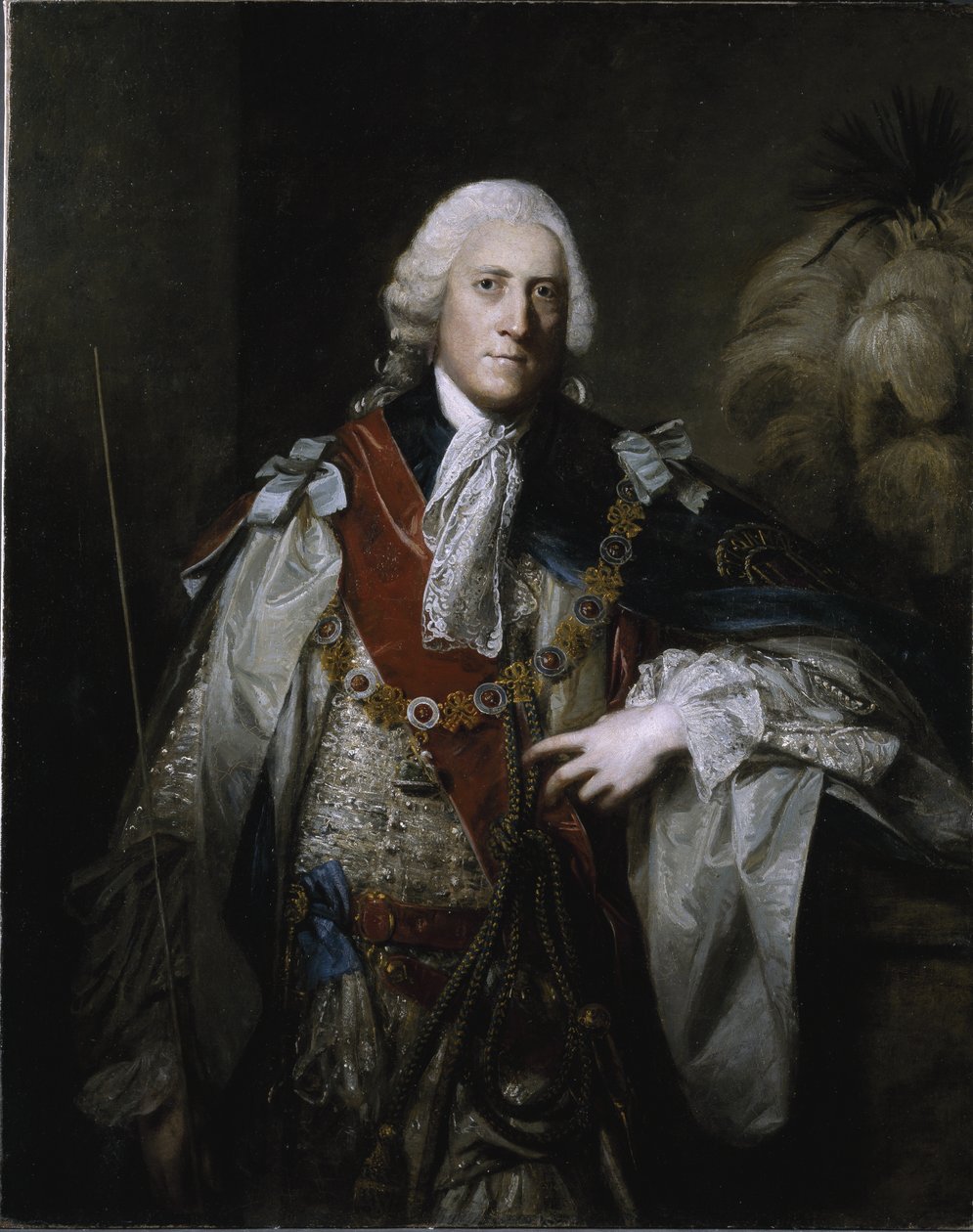William Cavendish, Devonshire 4. hercege (olaj, vászon) alkotó: Joshua Reynolds
