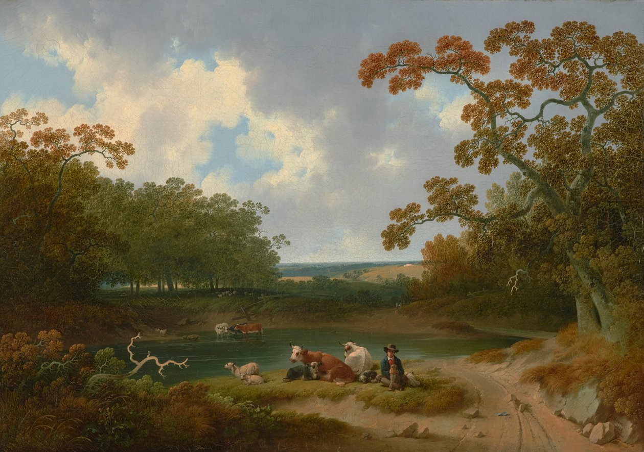 Nézet a pennsylvaniai vidéken 1823 (Olaj, vászon) alkotó: Joshua Shaw