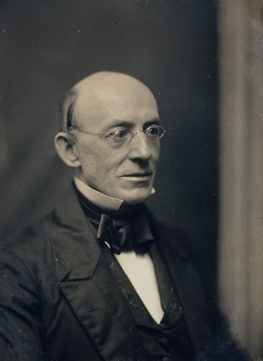 William Lloyd Garrison, kb. 1850. Alkotók: Josiah Johnson Hawes, Albert Sands Southworth. alkotó: Josiah Johnson Hawes, Albert Sands Southworth