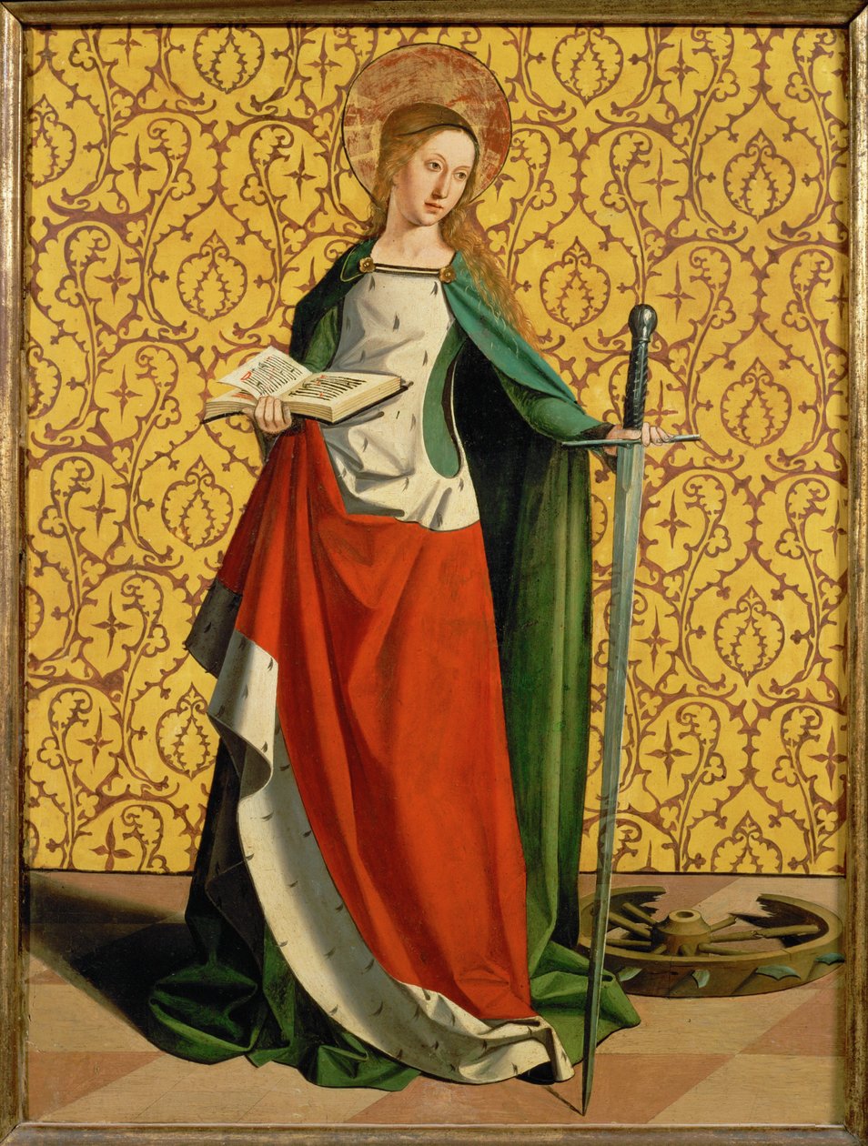 Alexandriai Szent Katalin (festmény fára) alkotó: Josse (fl.1493-1508) Lieferinxe