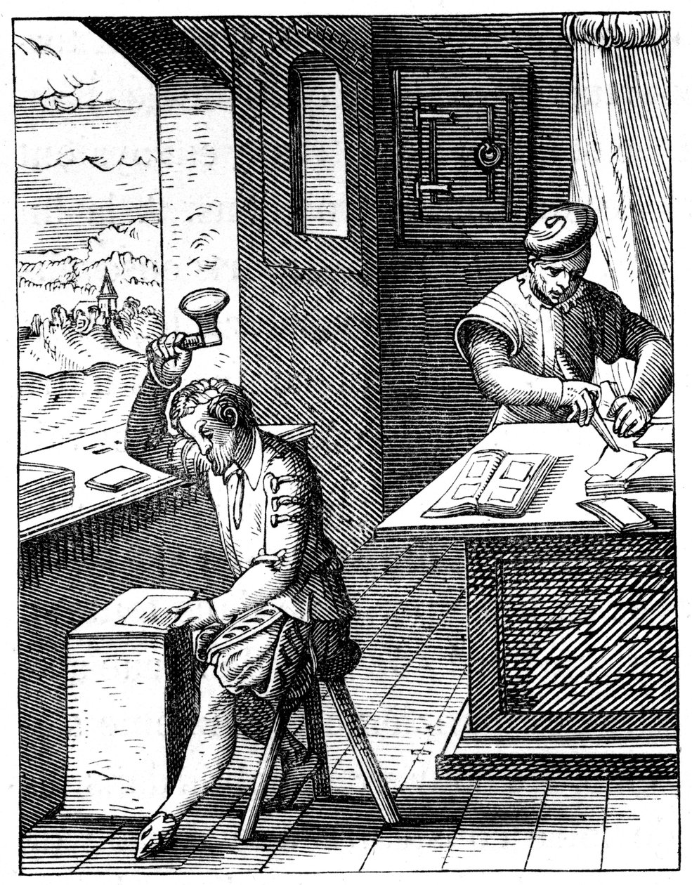 Goldbeater, 16. század 1849. alkotó: Jost Amman