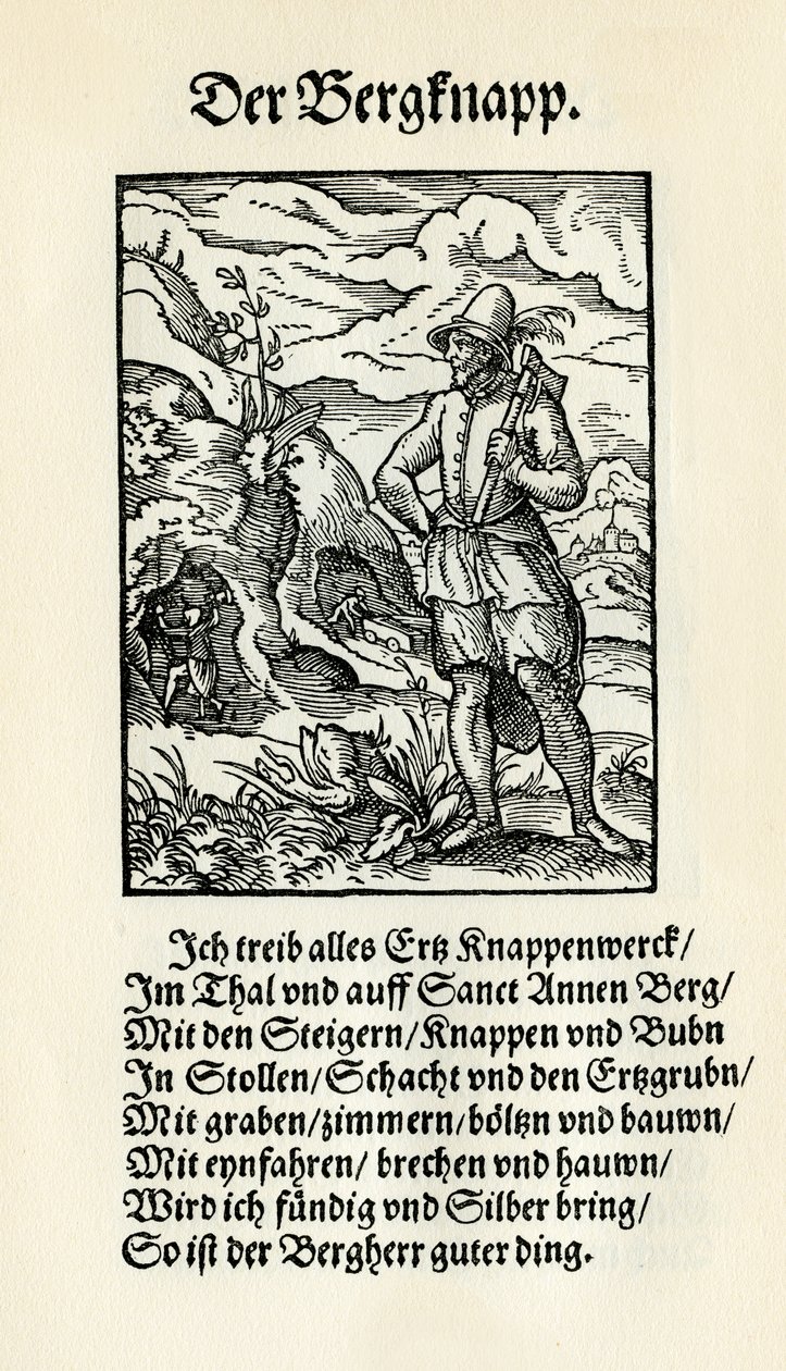 Bányász alkotó: Jost Amman