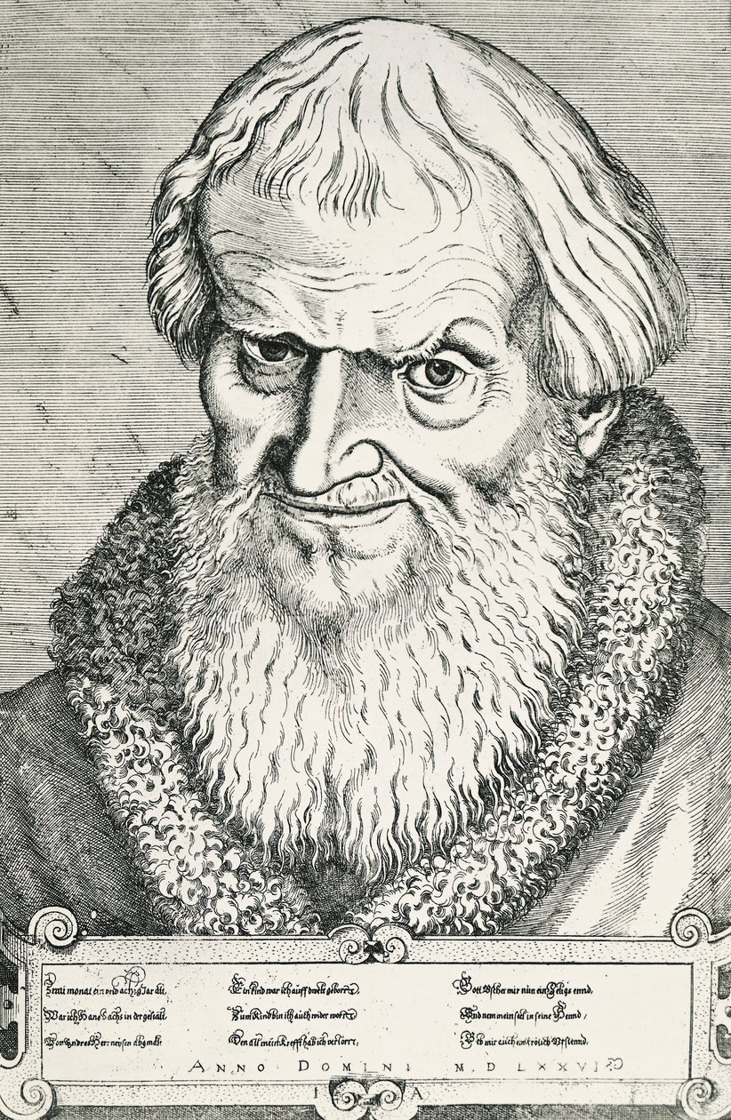 Hans Sachs portréja (Nürnberg alkotó: Jost Amman