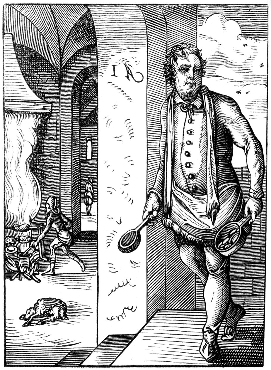 A szakács, 1849. XVI. század. alkotó: Jost Amman