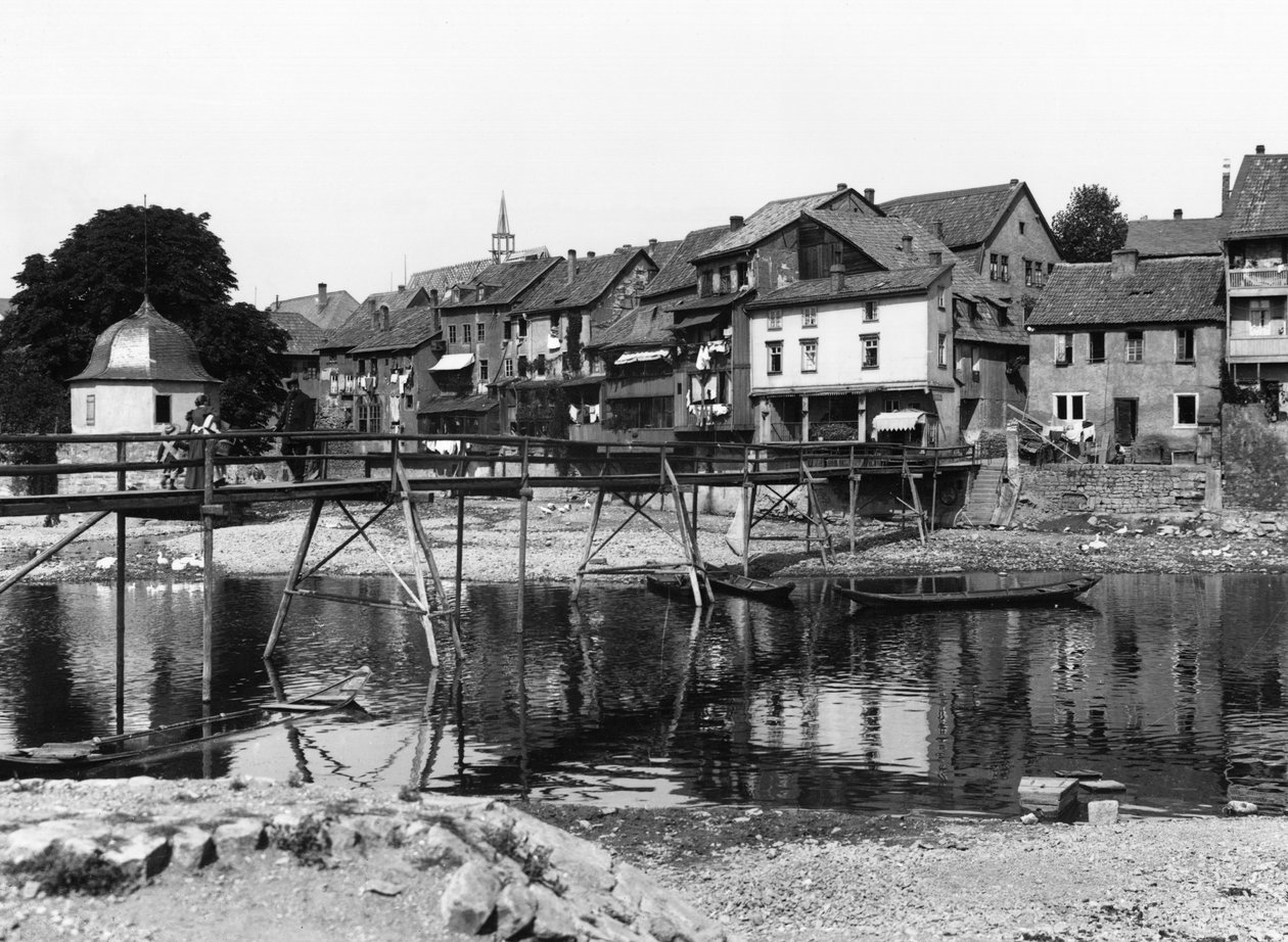 A Nahe folyó, Bad Kreuznach, 1910 körül alkotó: Jousset