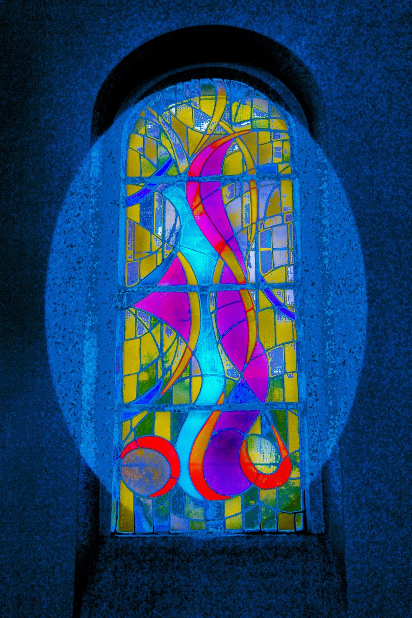 Blue Swirls, az Eglise St Pierre d