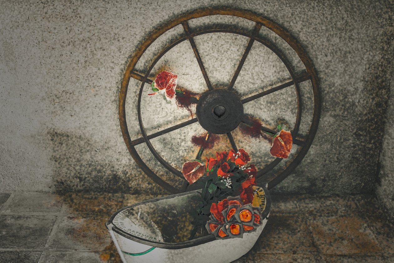 Flowers for the Mariners, a sorozatból, Chapelle du Canal, 2016 (fotó) alkotó: Joy Lions