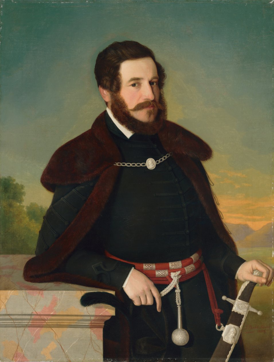 Portrait of E. Szmrecsányi alkotó: Jozef Božetech Klemens