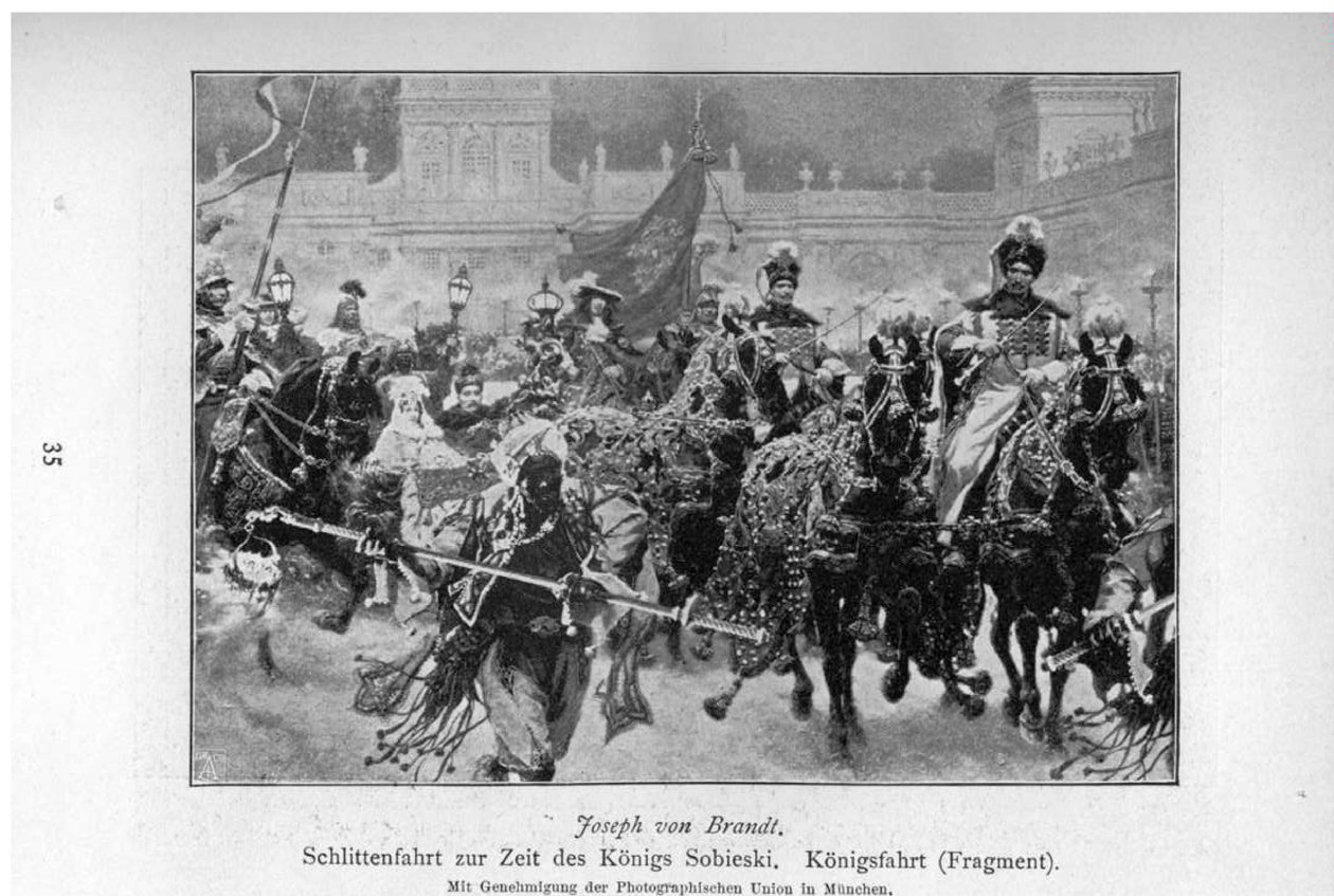 Szánkózás Sobieski király idejében. King