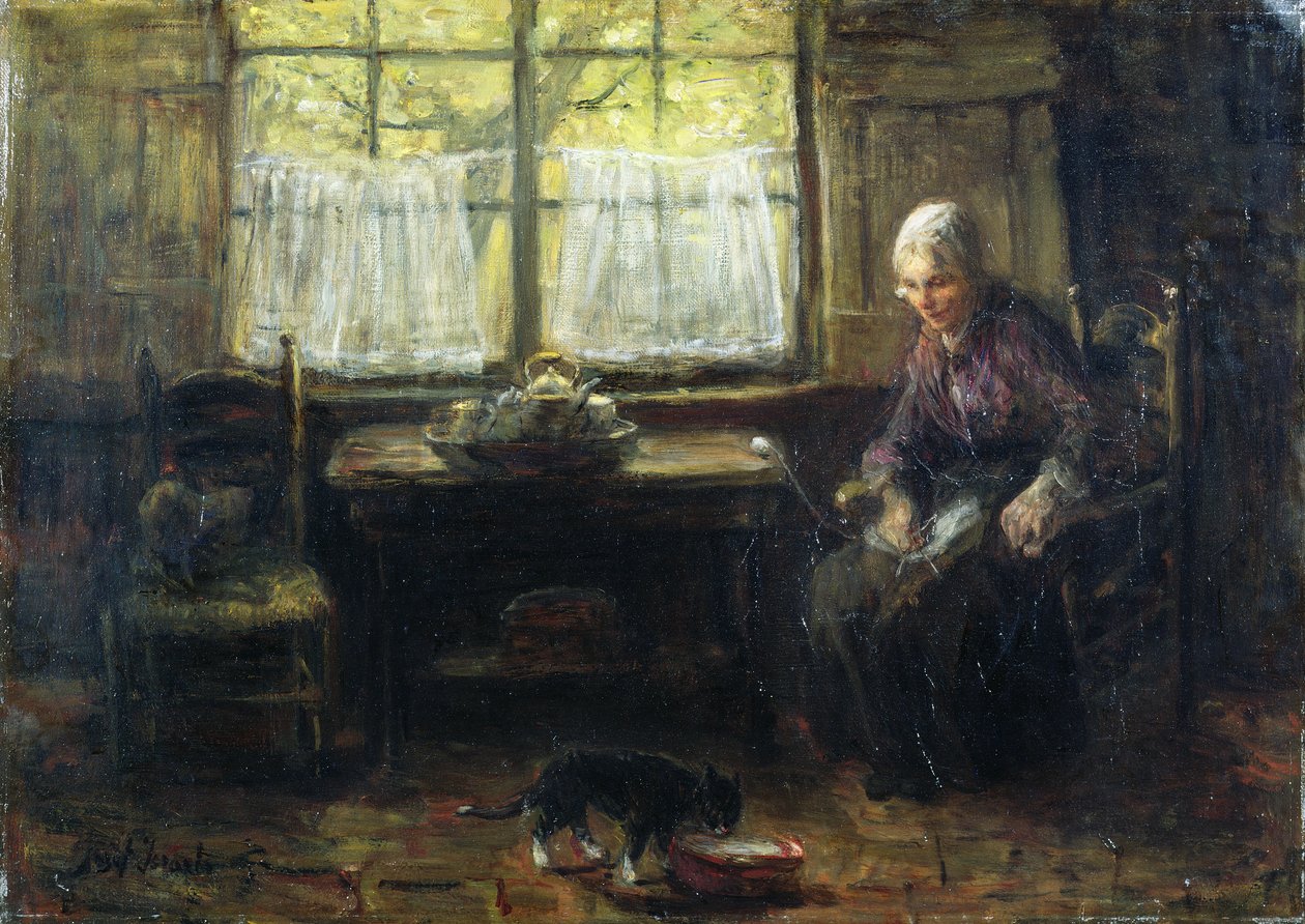 Egy ház belső alkotó: Jozef Israëls