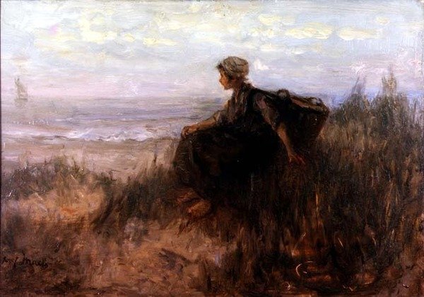 A Dűnéken alkotó: Jozef  Israels