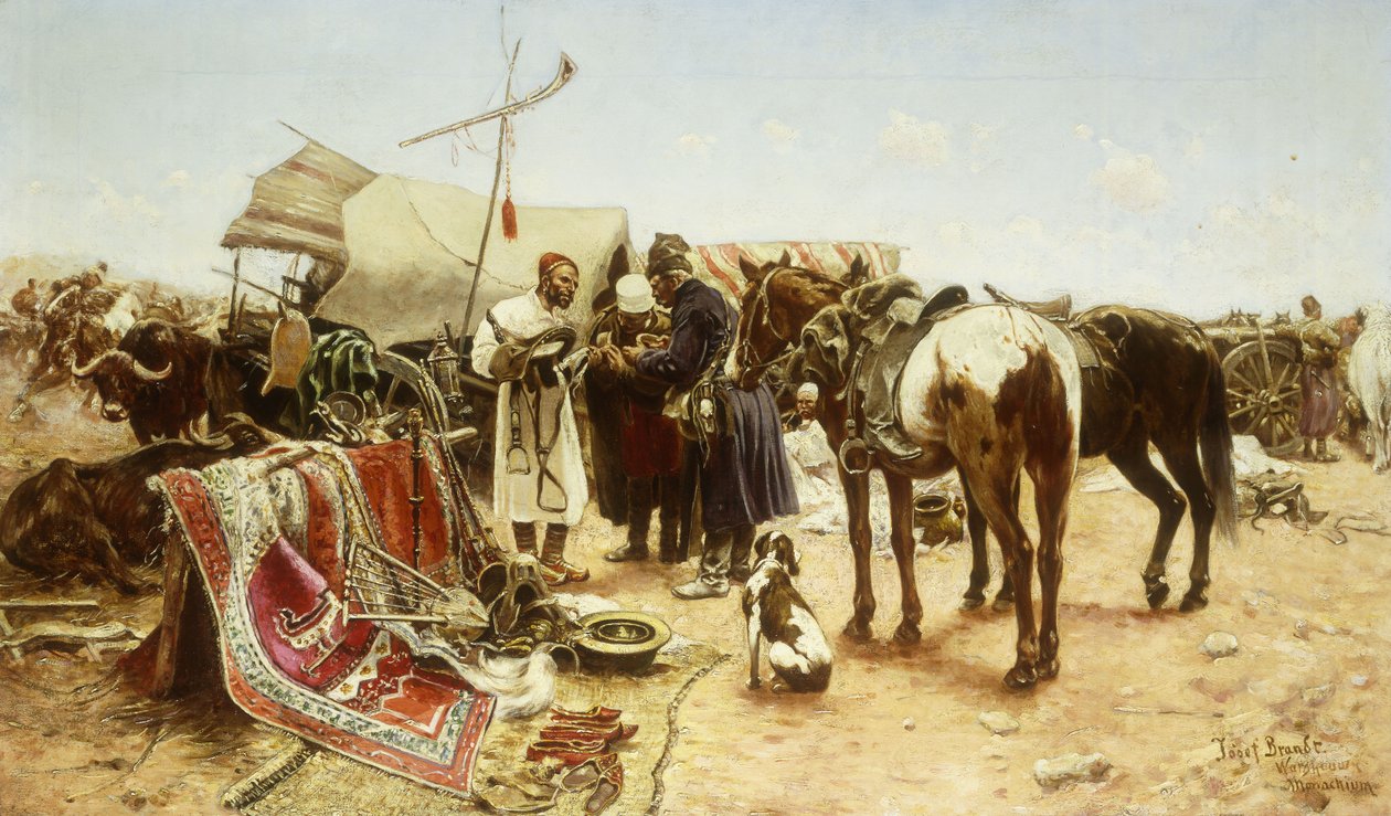 A keleti piac, alkotó: Jozef Brandt